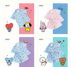 BT21 Sleepwear, Home Wear, Casual Wear, Short Sleeved T-Shirt, Shorts Two-Piece Set for Men and Women in Summer