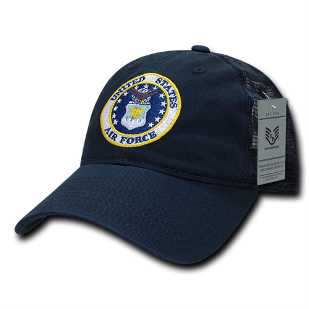Relaxed Trucker Caps, Air Force, Navy