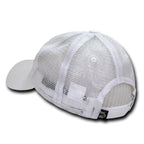 Relaxed Trucker Caps, Navy, White