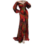 Ladies Gathering Long Sleeved Dress Pleated Slim Evening Party Dress For Women Chic Gala Graduation Dresses Vestidos Para Mujer