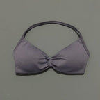 HISTELLO Sports Bra Push Up Strappy Sexy Open Back Gym Crop Top Removable Cups Women Workout Clothing Gym Top Halter Sport Bra