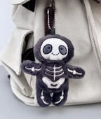 Cute Mummy Skeleton Plush Keychain Soft Stuffed Bag Pendant Halloween Keyring Gift Backpack Car Accessory