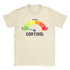 Fun Graphic Printing Summe Low Cortisol Levels  Meme T-Shirts Women Comfortable Clothing Short Sleeve Casual Aesthetic Tee Tops