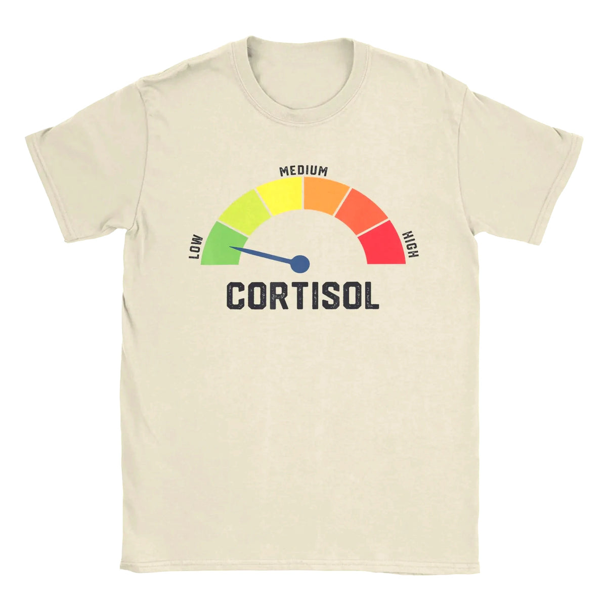 Fun Graphic Printing Summe Low Cortisol Levels  Meme T-Shirts Women Comfortable Clothing Short Sleeve Casual Aesthetic Tee Tops