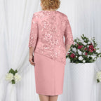 Plus Size Ladies Dress O Neck Short Sleeve Dress Evening Party Summer Dresses For Wedding Guest Lace Embroidery Elegant Dress