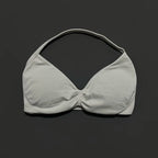 HISTELLO Sports Bra Push Up Strappy Sexy Open Back Gym Crop Top Removable Cups Women Workout Clothing Gym Top Halter Sport Bra