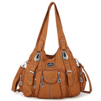 Bag Women Fashion Handbags Women Shoulder Bags PU Leather Handbag Female Satchel Shoulder Purse Bag Bolsa Feminina