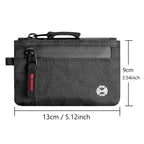 Edc Fashionable Rfid Anti-Theft Ultra-Thin Wallet |   Unisex Zippered Coin Purse |   Multi-Compartment Credit Card Holder, Portable and Lightweight Travel Accessory