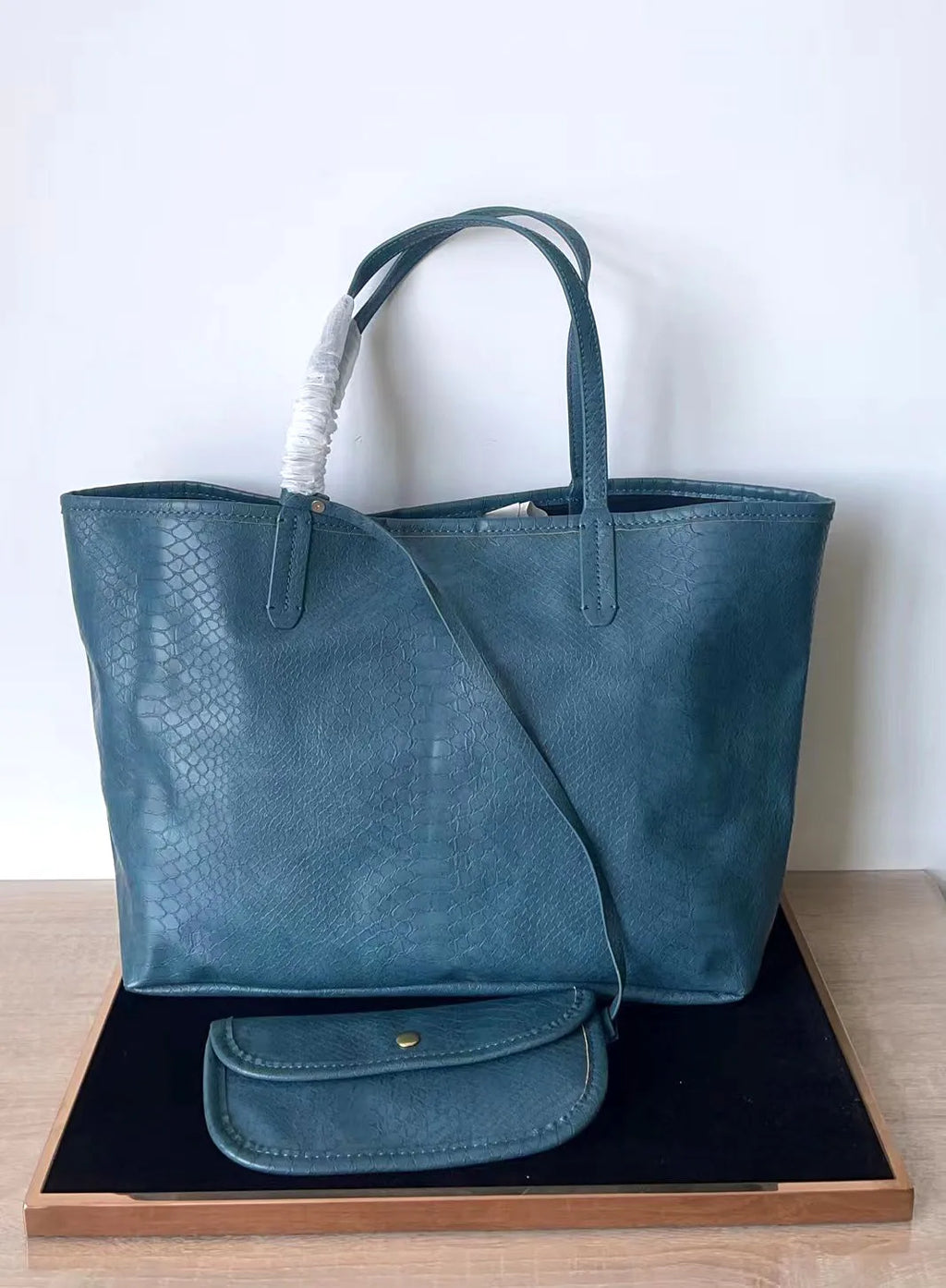 XMESSUN Original Fashion Style Women Bag Portable Women's Bucket Bags Ostrich Pattern Shopping Tote Casual Simple Ladies Handbag