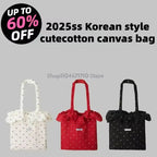All-match Wave Point Chiffon Shoulder Bag Large Capacity Fairy Mesh Handbag Commuting Bag Korean Style Tote Bag Women