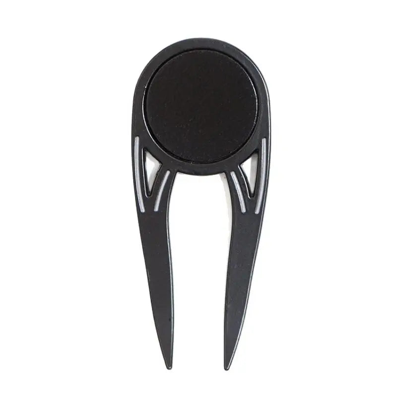 1 Pc Golf Greens Fork Turf Repair Tools Golf Divot Tool Position Marker Outdoor Sports Metal Durable Golf Accessories Supplies