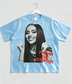 2026 Spring Summer Unisex Hip Hop Graphic Tee, Fashion New Arrival Clothing, Soft Cotton Crewneck Short Sleeve, Mariah Scientist Rapper Free Thugs Letter Print, Retro Rap Aesthetic Daily Casual Loungewear, Novelty Fan Gift To