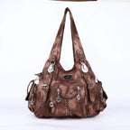 Bag Women Fashion Handbags Women Shoulder Bags PU Leather Handbag Female Satchel Shoulder Purse Bag Bolsa Feminina