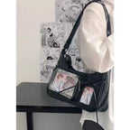 Women's Transparent Ida Bags Japan Shoulder Bags Women Students Crossbody Bags Women's Designer Handbags