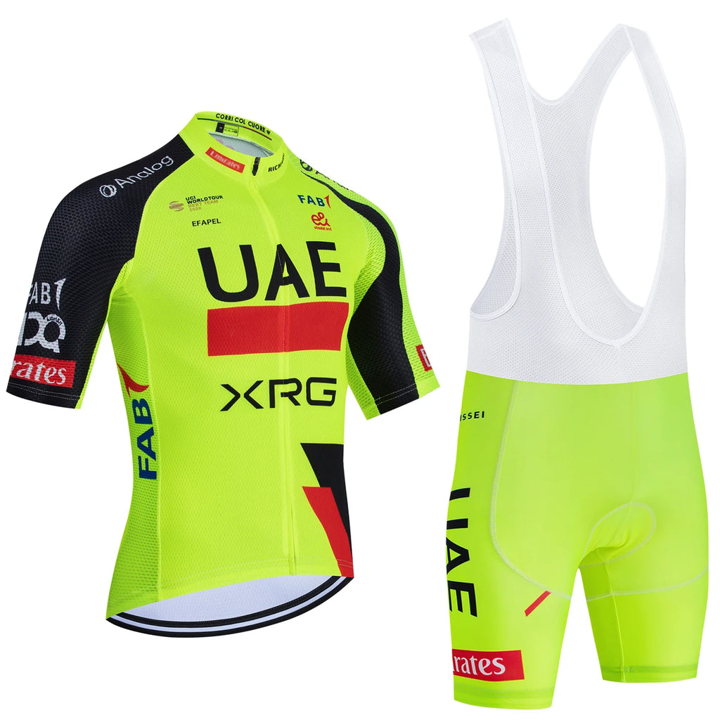 2026 New MEXICO Cycling Jersey UAE Team Bike Jersey Shorts Men Women Quick dry Ropa Ciclismo Pro Bicycle TShirt Clothing