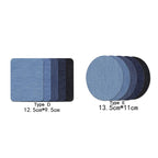 Denim Patches DIY Iron On Denim Elbow Patches Repair Pants For Jean Clothing Pants Badges Apparel Sewing Fabric NEW