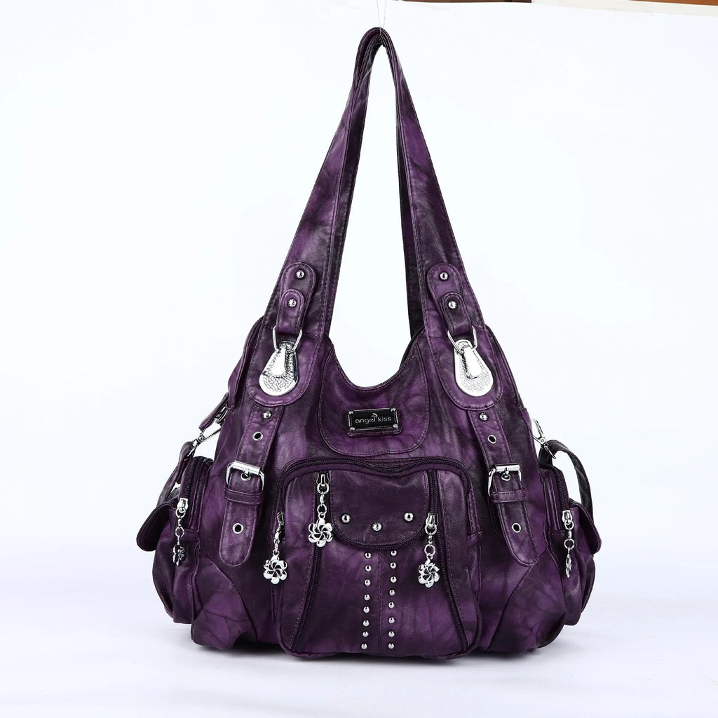 Bag Women Fashion Handbags Women Shoulder Bags PU Leather Handbag Female Satchel Shoulder Purse Bag Bolsa Feminina