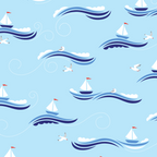 Cape Cod Sailboat Two-Piece Set