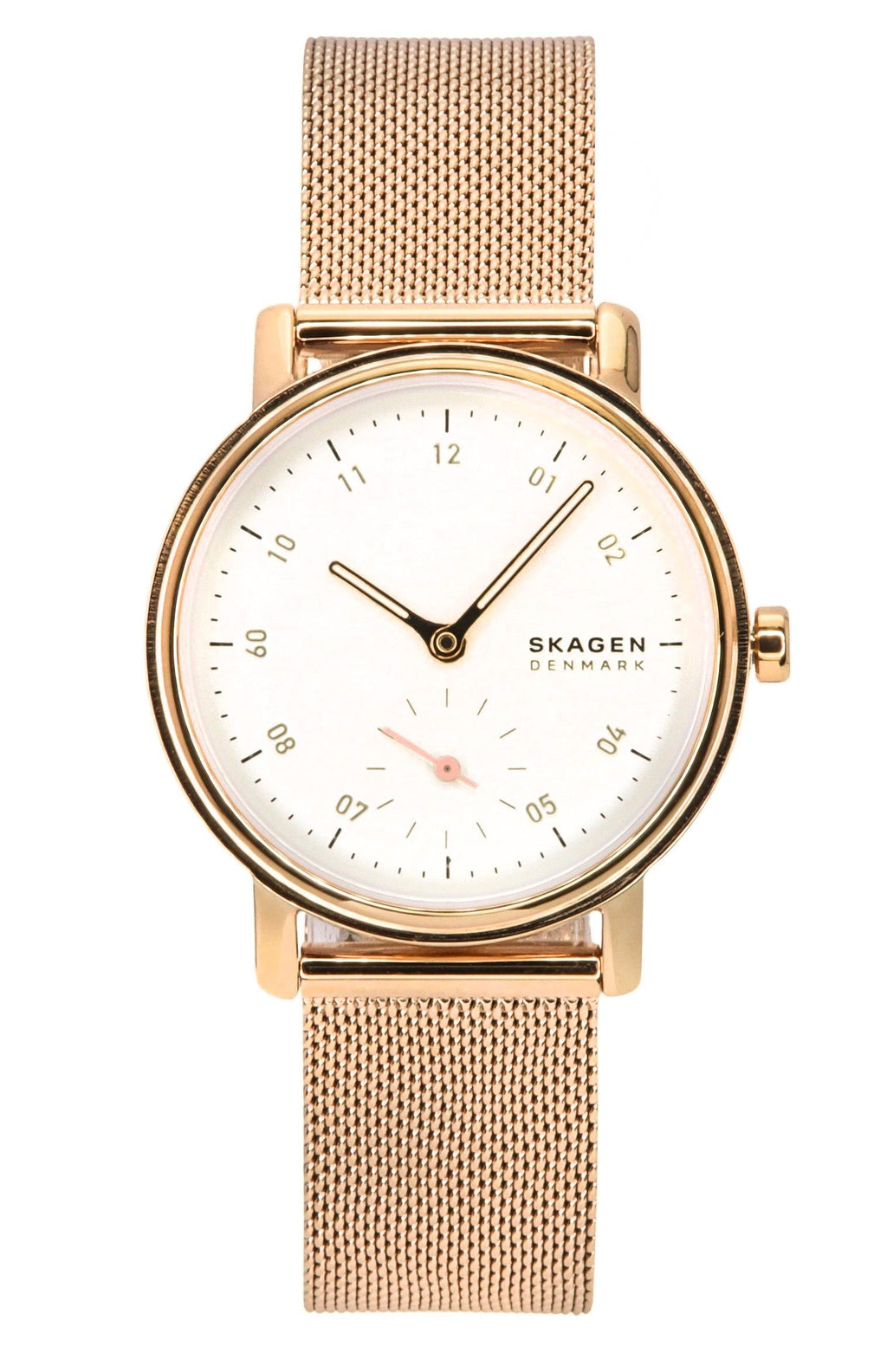 Skagen Kuppel Lille Rose Gold Stainless Steel White Dial Quartz SKW3099 Womens Watch