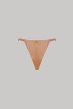 Bikini Bottoms - Shiny Ruching - Bronzed Style