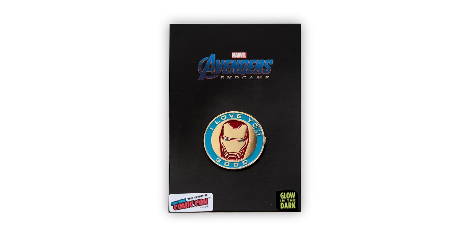 Marvel Avengers: Endgame Iron Man Exclusive Collector Pin | I Love You 3000