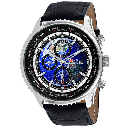 Seapro Men's Meridian World Timer GMT - Blue