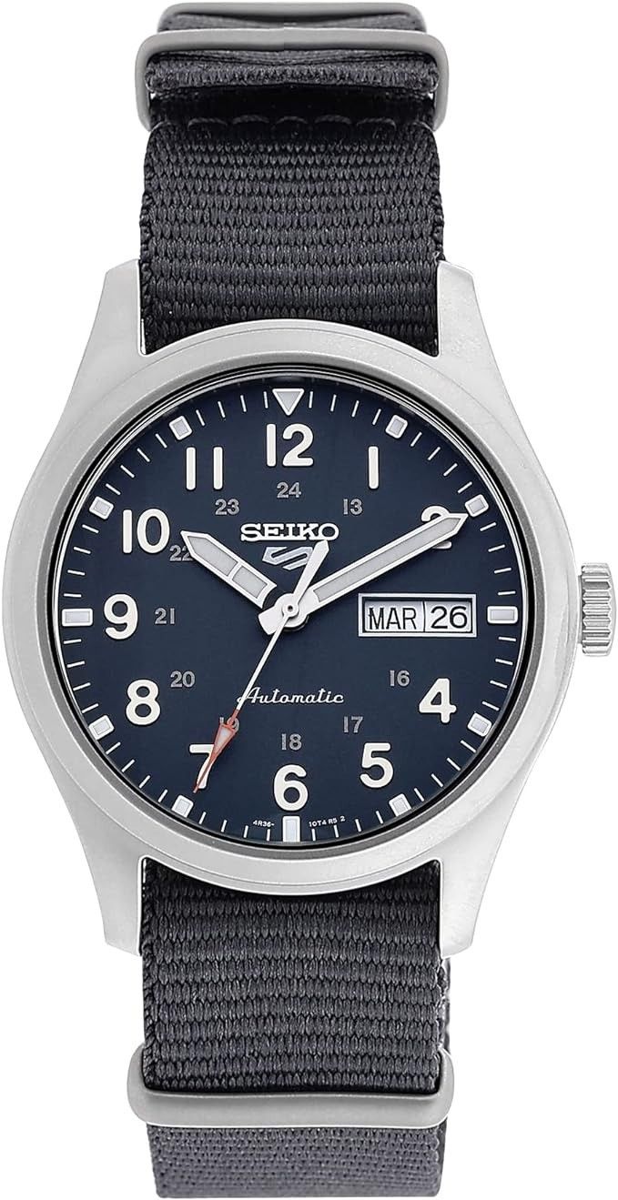 Seiko 5 Sports Field Grey Dial Automatic SRPG31 SRPG31K1 SRPG31K 100M Men's Watch