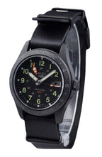 Seiko 5 Sports GMT Field Series Leather Strap Black Dial Automatic SSK025K1 100M Mens Watch