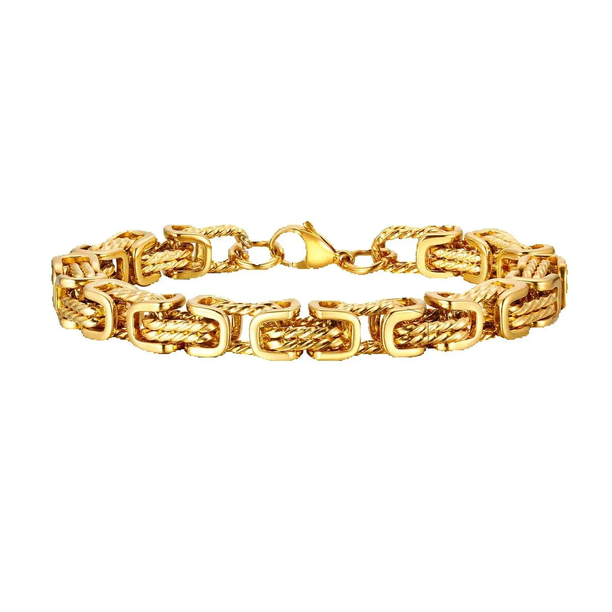 Vikings Jewelry Personalized Pattern Chain Bracelet Men's Thick Section Boy Hip-hop Street Hipster Fashion Jewelry with Wood Box