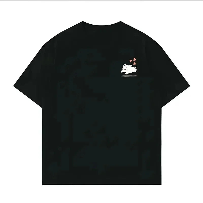 THE AMAZING DIGITAL CIRCUS Print T-Shirt Men Women Casual High Quality Pomni The Jester Ramen T-Shirts Cotton Short Sleeve Tees