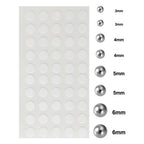 180pcs Non Piercing Lip Nails Sticker Selfadhesive Waterproof Reusable Fake Lip Nail Eyebrow Nose Ring Body Belly Button Jewelry