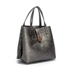Classic Simple Solid Color Women's New 2024 Large Capacity Handbag Letter Element Women's Handbag