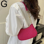 Mini Women Shoulder Bags Fashion Felt Women's Bag Advanced Design Underarm Handbags Mini Saddle Bag