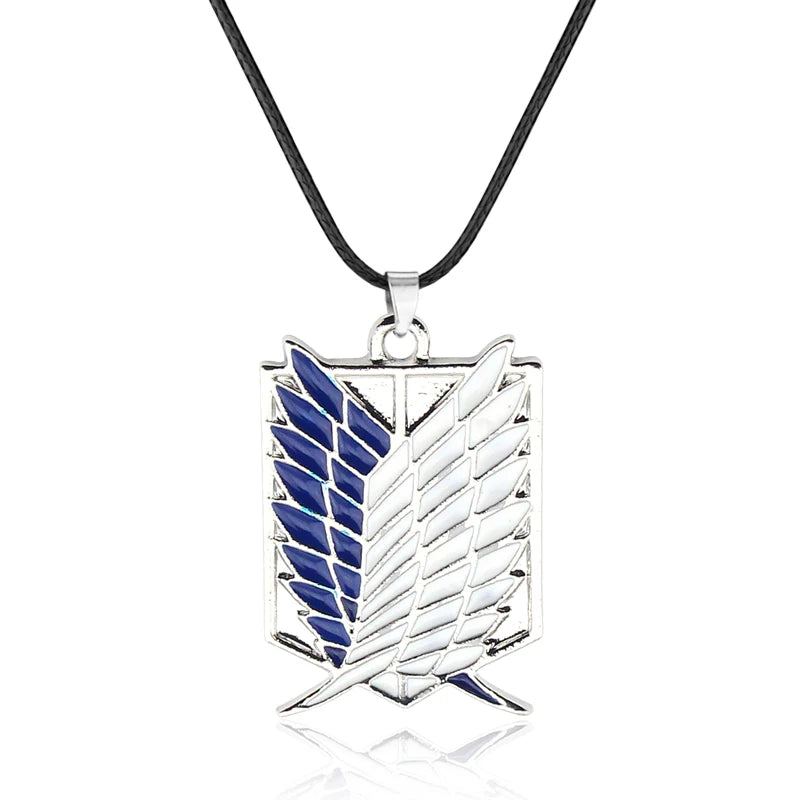 Attack on Titan Metal Keychains for Man Women Anime Peripheral Backpack Pendant Key Chains Bags Key Ring Cosplay Accessories