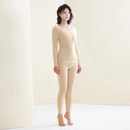 1 Set Sexy Women's Thermal Underwear Winter Clothes Seamless Thick Warm Lingerie Women Thermal Clothing Set Woman 2 Pieces