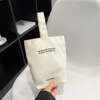 Casual Handbags Canvas Shoulder Crossbody Bags Large Capacity Shopper Bag Letters Shoulder Crossbody Bags Purse