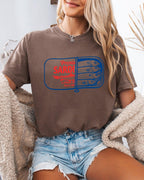 Sardines & Salmon Fish Comfort Colors T-Shirt – Nature Camping Hiking Outdoor Can Graphic Tee