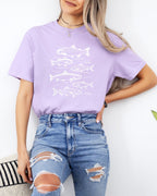 Sardines & Salmon Fish Comfort Colors T-Shirt – Nature Camping Hiking Outdoor Can Graphic Tee