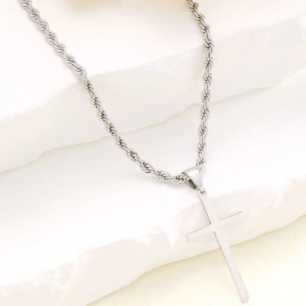 2026 New Stainless Steel Simple Gold Men's and Women's Jewelry Necklace Pendant, Suitable for Men's and Women's Daily Wearing Ne