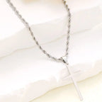 2026 New Stainless Steel Simple Gold Men's and Women's Jewelry Necklace Pendant, Suitable for Men's and Women's Daily Wearing Ne