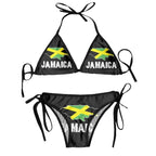 T-Shirts Sexikinis Swim Jamaican Flag Women's Two-Piece Swimsuit - Vacation Ready, Premium Quality