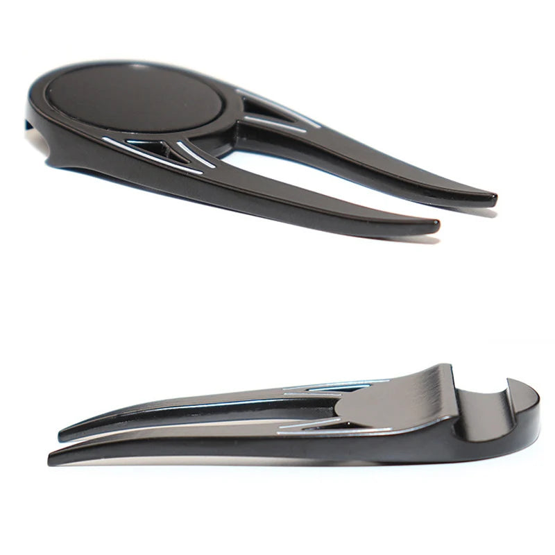 1 Pc Golf Greens Fork Turf Repair Tools Golf Divot Tool Position Marker Outdoor Sports Metal Durable Golf Accessories Supplies