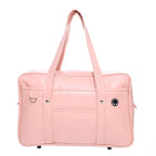 schoolbag PU leather japanese wide application japanese handbag large capacity waterproof