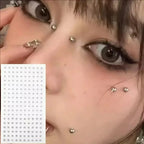 180pcs Non Piercing Lip Nails Sticker Selfadhesive Waterproof Reusable Fake Lip Nail Eyebrow Nose Ring Body Belly Button Jewelry