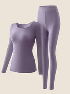1 Set Sexy Women's Thermal Underwear Winter Clothes Seamless Thick Warm Lingerie Women Thermal Clothing Set Woman 2 Pieces