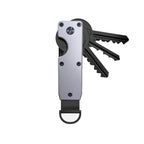 Key Organizer Compact Holder Metal Key Chain Minimalist Key Case Holder for Keychain Secures 2-6 Keys