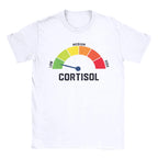 Fun Graphic Printing Summe Low Cortisol Levels  Meme T-Shirts Women Comfortable Clothing Short Sleeve Casual Aesthetic Tee Tops