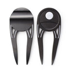 1 Pc Golf Greens Fork Turf Repair Tools Golf Divot Tool Position Marker Outdoor Sports Metal Durable Golf Accessories Supplies