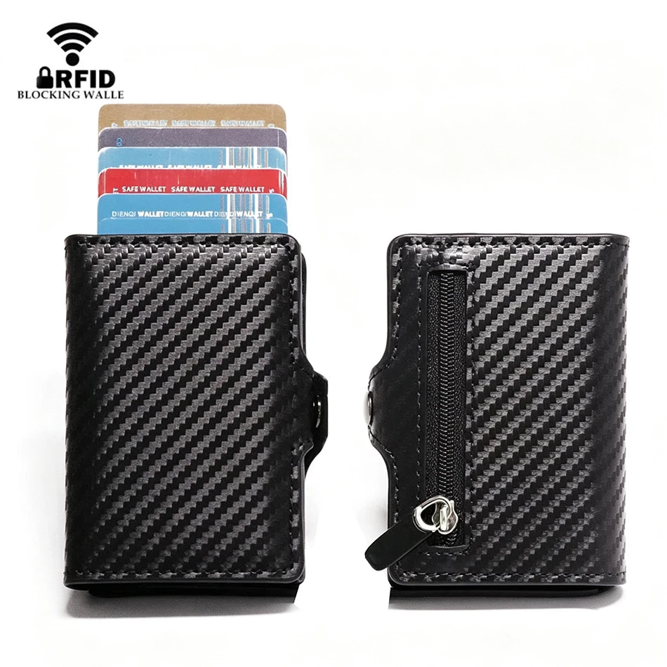 Anti Thief Rfid Credit Card Holder Men Wallet Women Smart Minimalist Wallet Carbon Slim Bank Cardholder Case Bag Carteras Choice