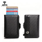 Anti Thief Rfid Credit Card Holder Men Wallet Women Smart Minimalist Wallet Carbon Slim Bank Cardholder Case Bag Carteras Choice